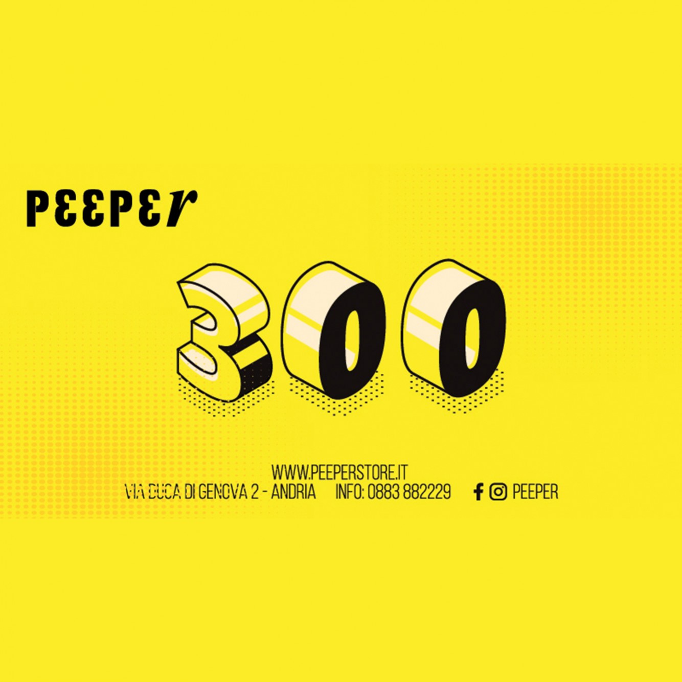 Gift Card - Peeper 300,00 Euro