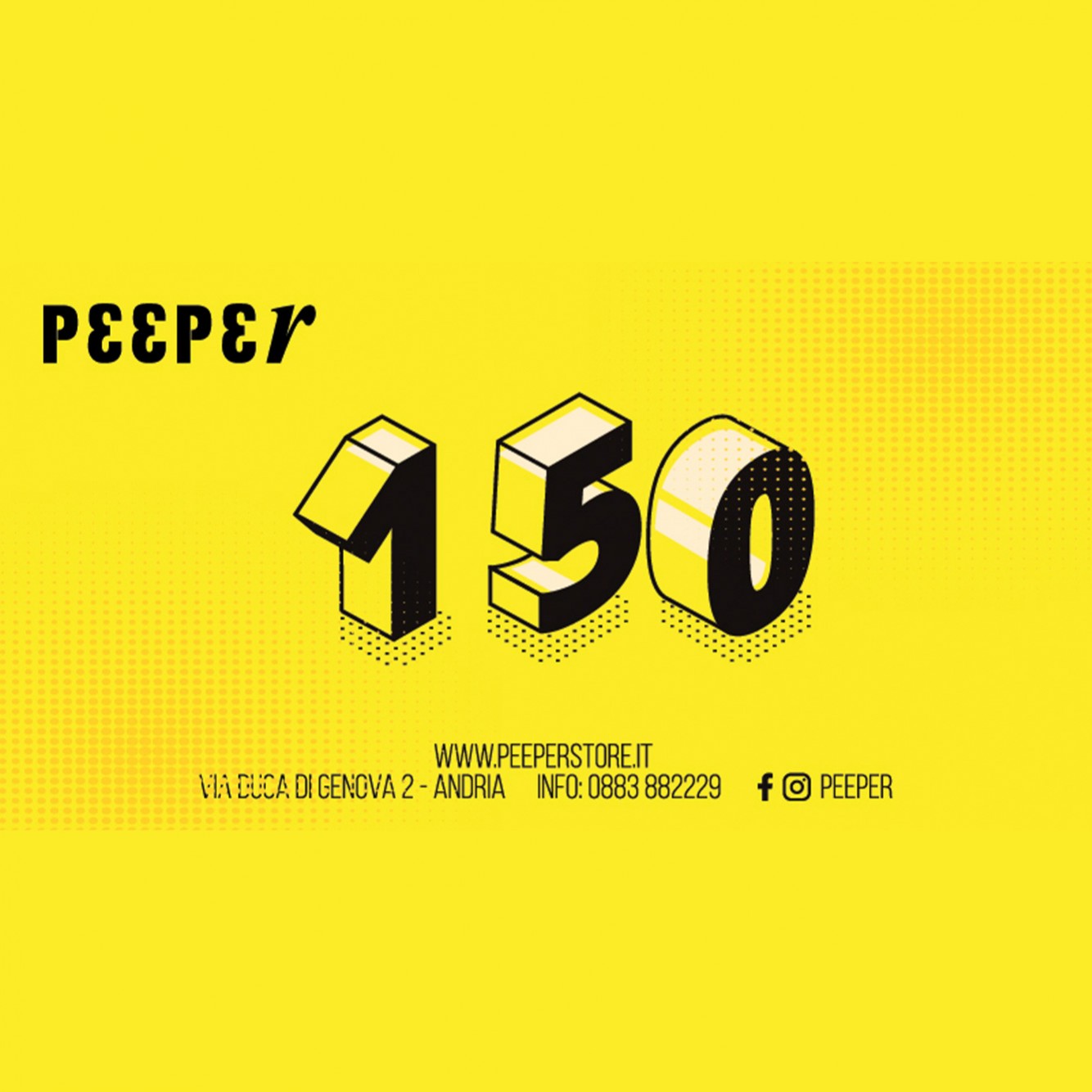 Gift Card - Peeper 150,00 Euro